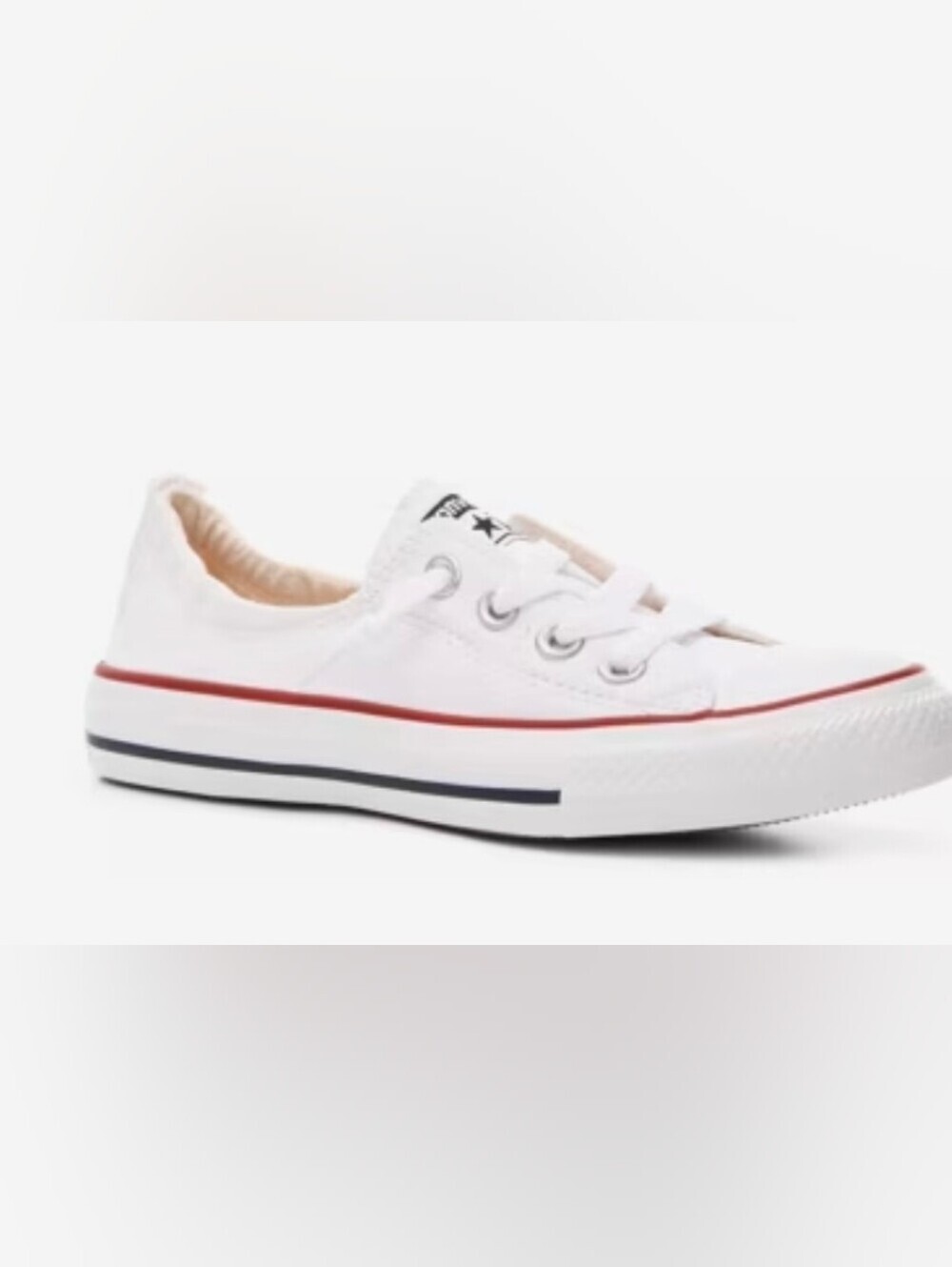 Converse Chuck Taylor All Star Shoreline Slip On Sneakers In White, size 5.5
